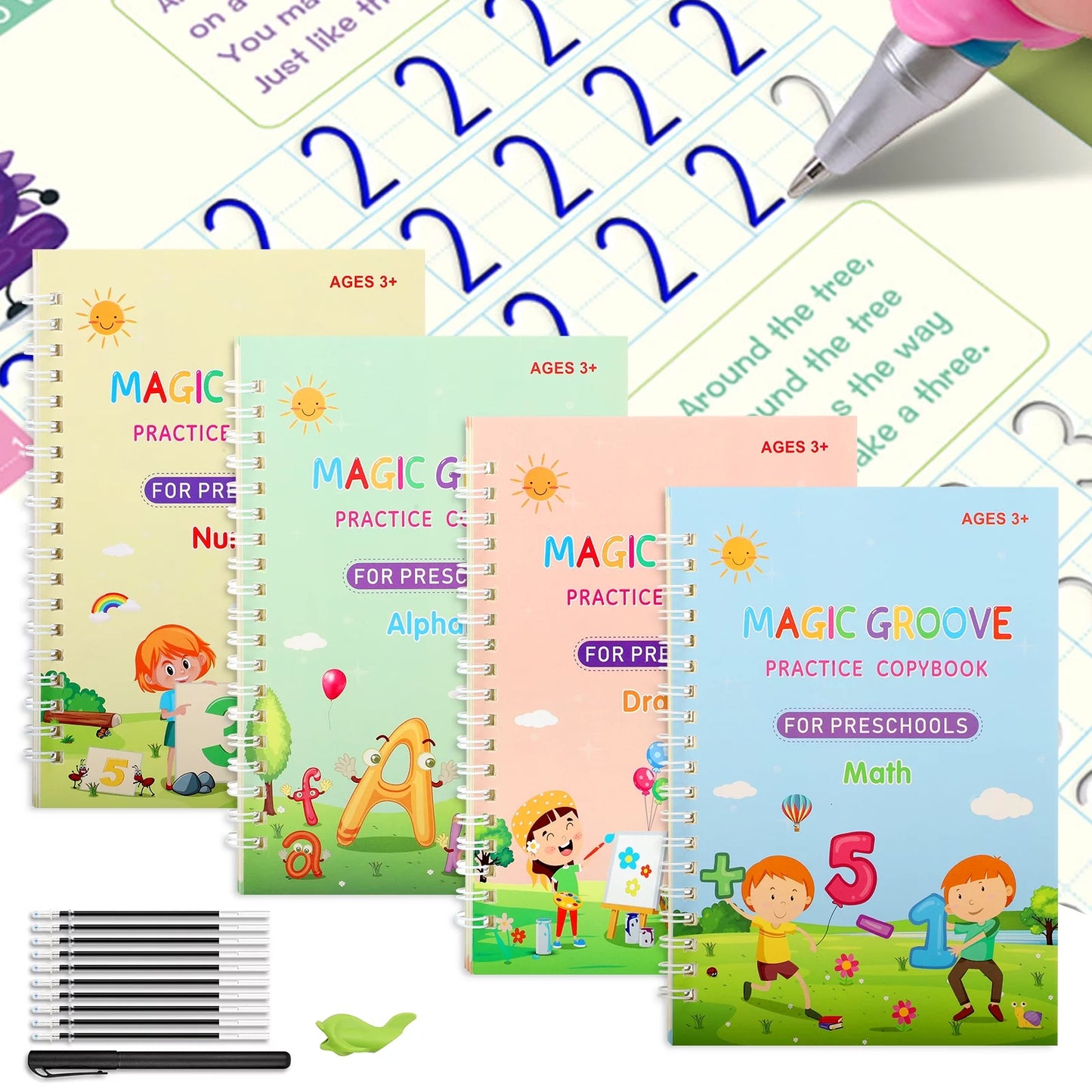 Magic Children's Copy Book (Pack of 4)